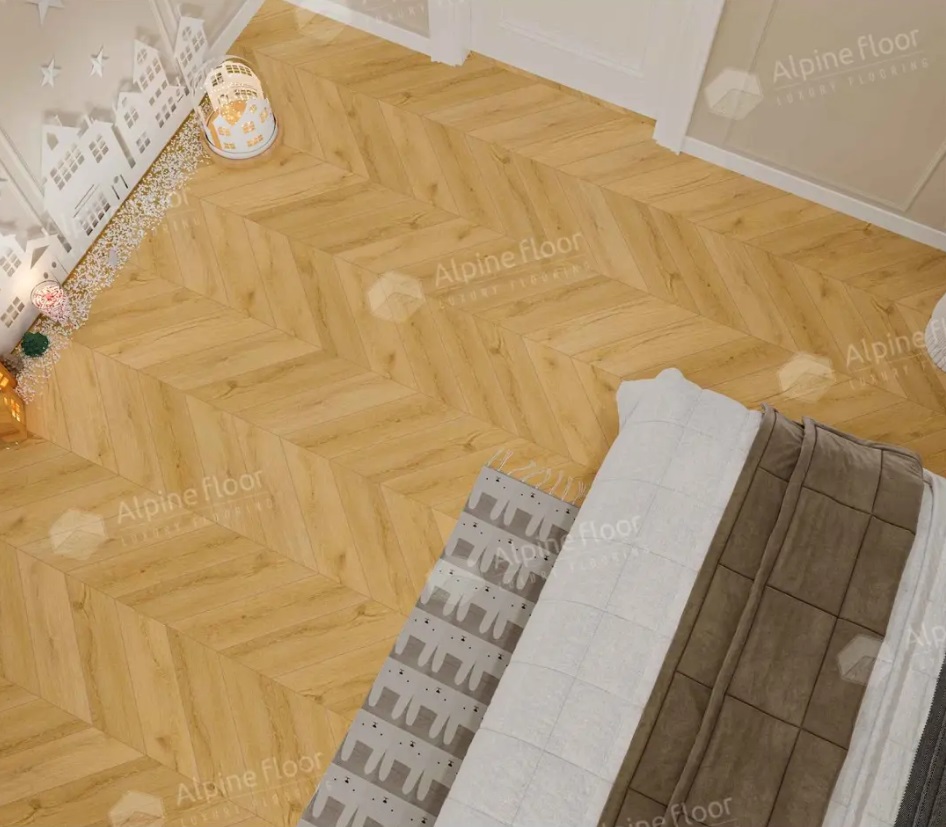 SPC ламинат Alpine Floor Chevron Alpine ECO 18-20 Caldo Chevron